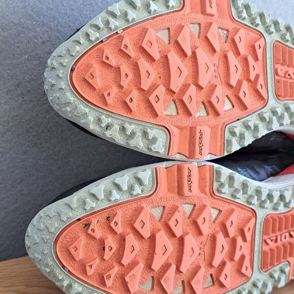 Brooks Women's 9.5 Cascadia 11 Trail Running Shoes Gray Blue Red Silver - Picture 12 of 14